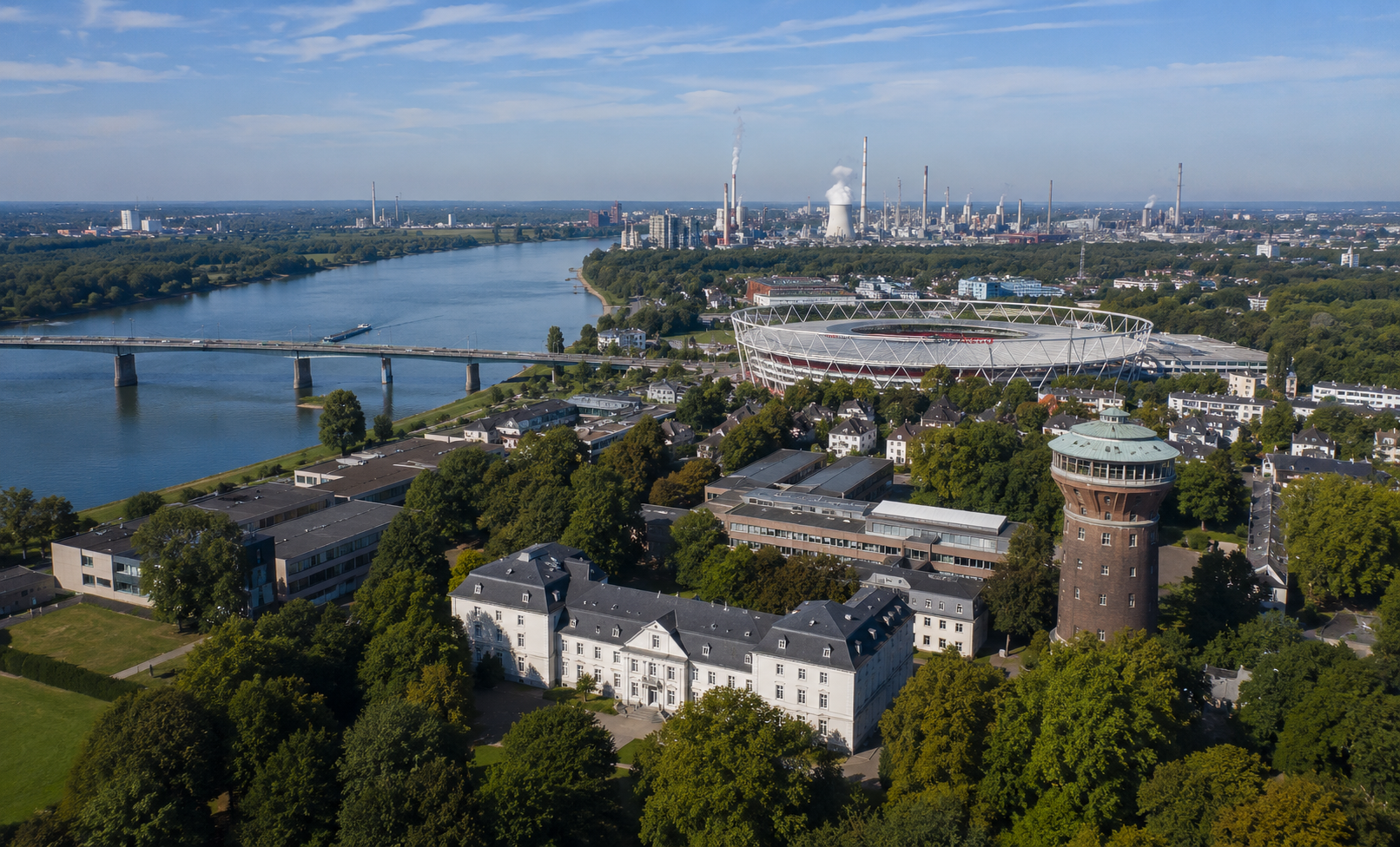Das Bild zeigt einen Auszug von Leverkusen