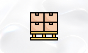 Das Bild zeigt ein Icon mit Umzugskisten auf einer Palette