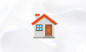 Das Bild zeigt ein Icon mit einem Haus für die Darstellung einer Entrümpelung